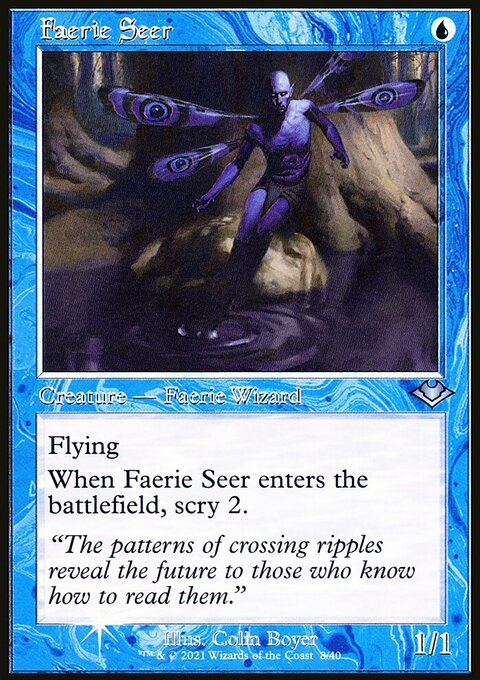 Faerie Seer, Modern Horizons 1 Timeshifts #8, Magic: The Gathering card