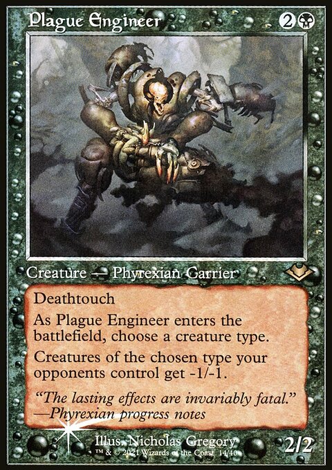 Plague Engineer, Modern Horizons 1 Timeshifts #14, Magic: The Gathering card
