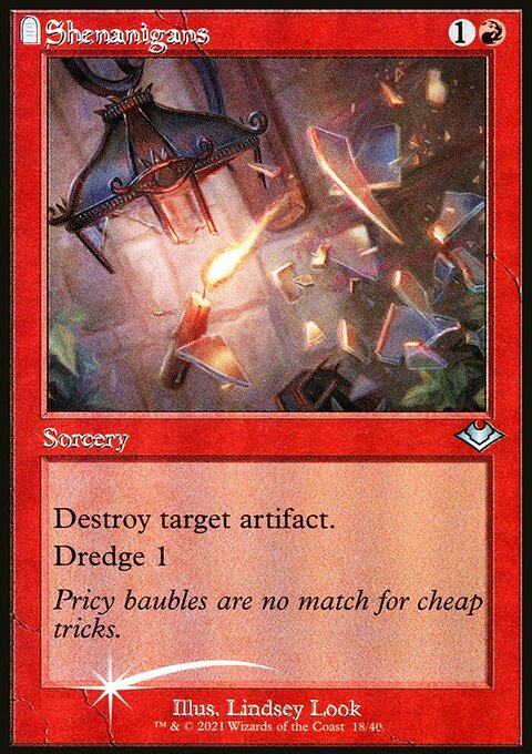 Shenanigans, Modern Horizons 1 Timeshifts #18, Magic: The Gathering card