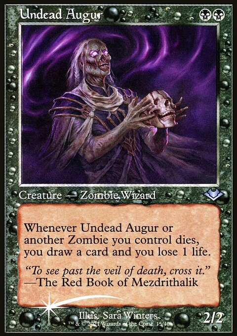 Undead Augur, Modern Horizons 1 Timeshifts #15, Magic: The Gathering card