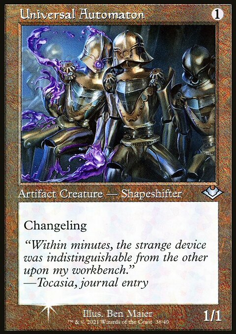 Universal Automaton, Modern Horizons 1 Timeshifts #38, Magic: The Gathering card