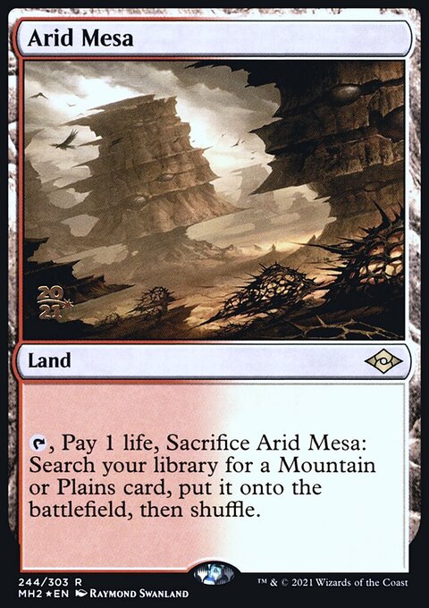 Arid Mesa, Modern Horizons 2 Promos #244s, Magic: The Gathering card