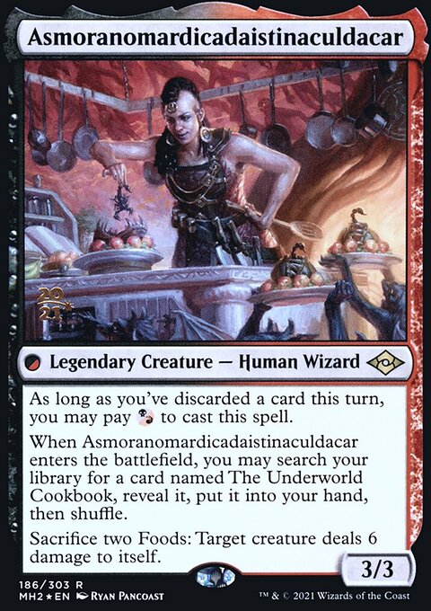 Asmoranomardicadaistinaculdacar, Modern Horizons 2 Promos #186s, Magic: The Gathering card