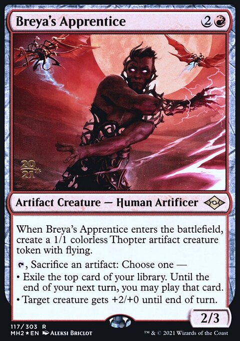 Breya's Apprentice, Modern Horizons 2 Promos #117s, Magic: The Gathering card