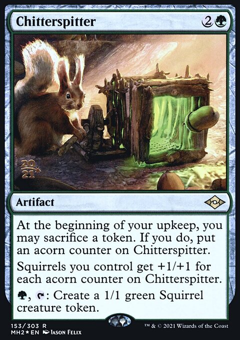 Chitterspitter, Modern Horizons 2 Promos #153s, Magic: The Gathering card