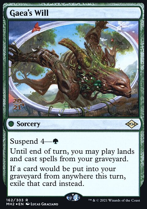 Gaea's Will, Modern Horizons 2 Promos #162s, Magic: The Gathering card