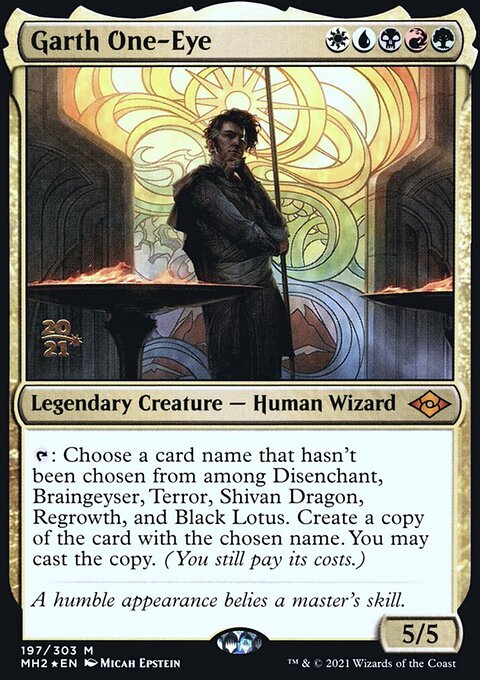 Garth One-Eye, Modern Horizons 2 Promos #197s, Magic: The Gathering card