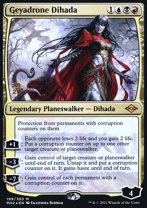 Geyadrone Dihada, Modern Horizons 2 Promos #199s, Magic: The Gathering card