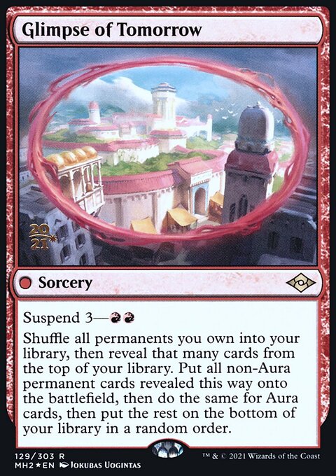 Glimpse of Tomorrow, Modern Horizons 2 Promos #129s, Magic: The Gathering card