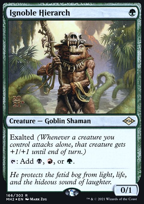 Ignoble Hierarch, Modern Horizons 2 Promos #166s, Magic: The Gathering card