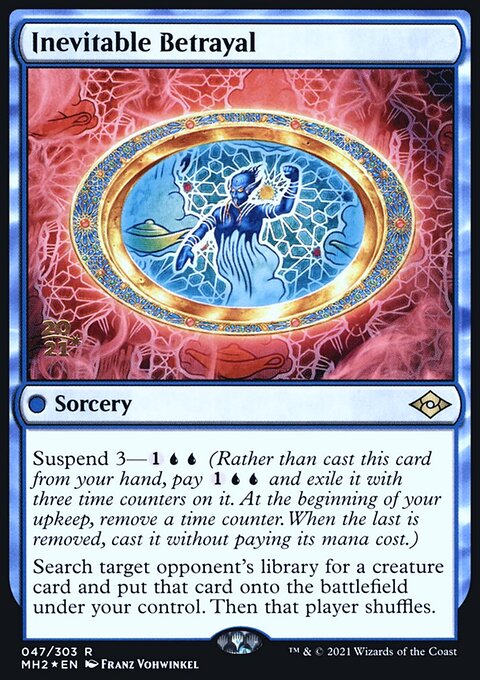Inevitable Betrayal, Modern Horizons 2 Promos #47s, Magic: The Gathering card