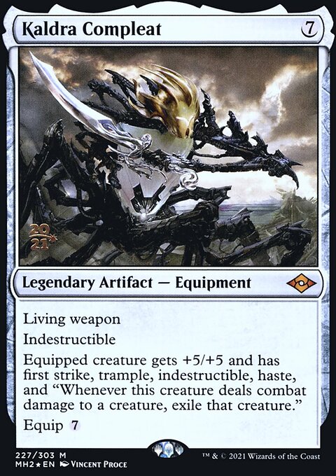 Kaldra Compleat, Modern Horizons 2 Promos #227s, Magic: The Gathering card