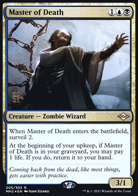 Master of Death, Modern Horizons 2 Promos #205s, Magic: The Gathering card