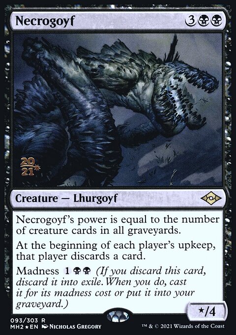 Necrogoyf, Modern Horizons 2 Promos #93s, Magic: The Gathering card