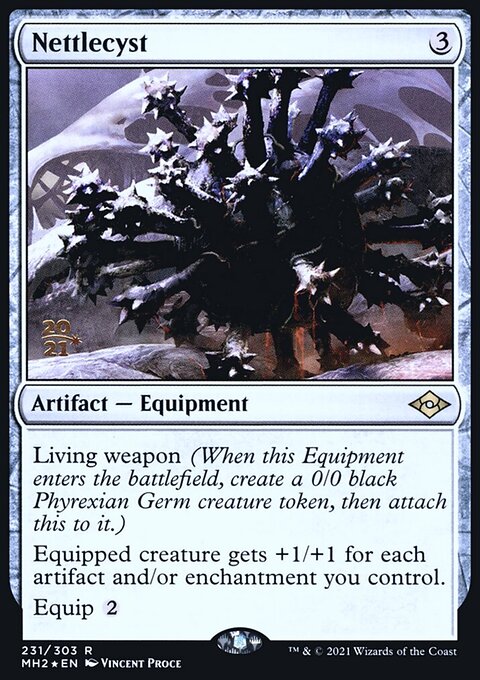 Nettlecyst, Modern Horizons 2 Promos #231s, Magic: The Gathering card