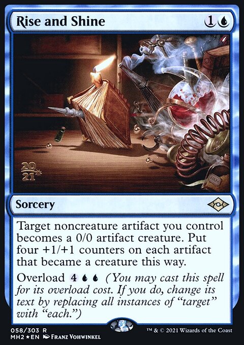 Rise and Shine, Modern Horizons 2 Promos #58s, Magic: The Gathering card