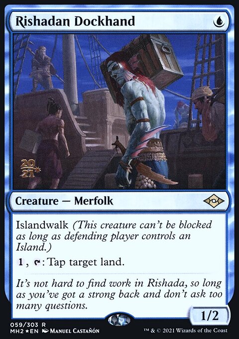 Rishadan Dockhand, Modern Horizons 2 Promos #59s, Magic: The Gathering card