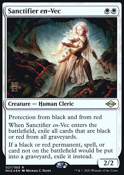 Sanctifier en-Vec, Modern Horizons 2 Promos #27s, Magic: The Gathering card