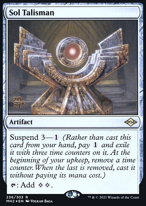 Sol Talisman, Modern Horizons 2 Promos #236s, Magic: The Gathering card