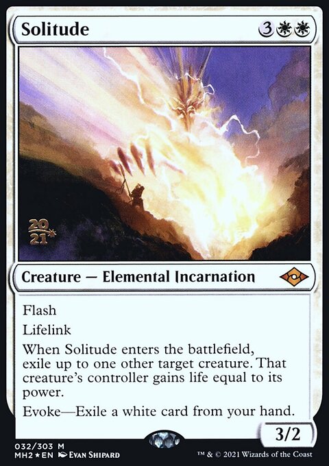 Solitude, Modern Horizons 2 Promos #32s, Magic: The Gathering card