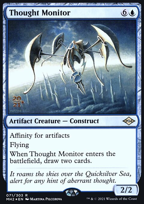 Thought Monitor, Modern Horizons 2 Promos #71s, Magic: The Gathering card