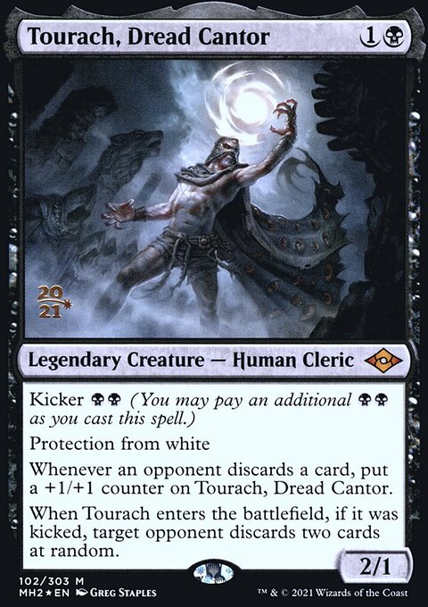 Tourach, Dread Cantor, Modern Horizons 2 Promos #102s, Magic: The Gathering card