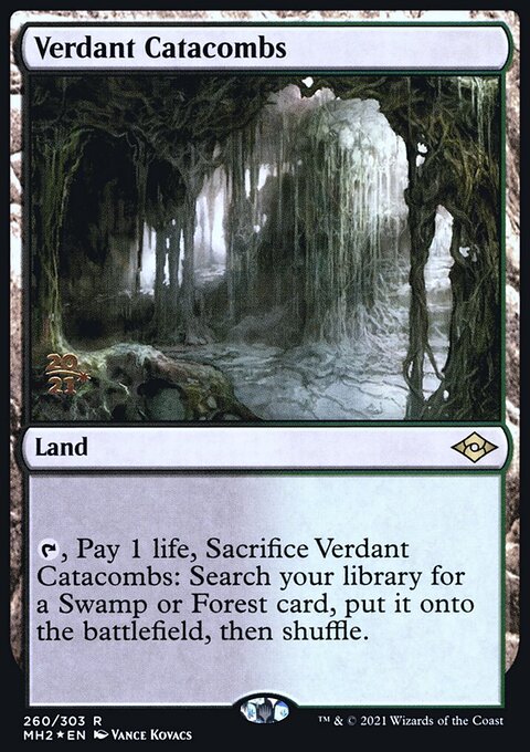 Verdant Catacombs, Modern Horizons 2 Promos #260s, Magic: The Gathering card