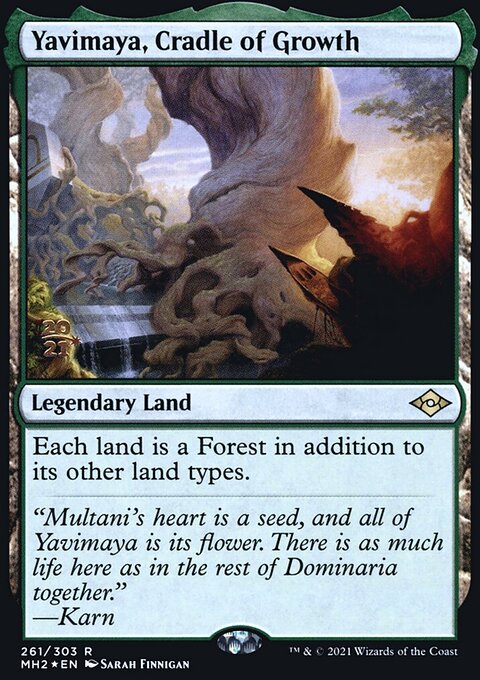 Yavimaya, Cradle of Growth, Modern Horizons 2 Promos #261s, Magic: The Gathering card