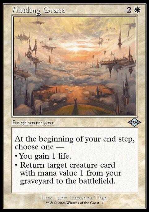 Abiding Grace, Modern Horizons 2 Timeshifts #1, Magic: The Gathering card