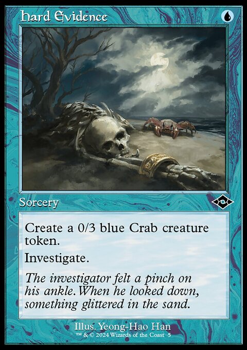 Hard Evidence, Modern Horizons 2 Timeshifts #5, Magic: The Gathering card