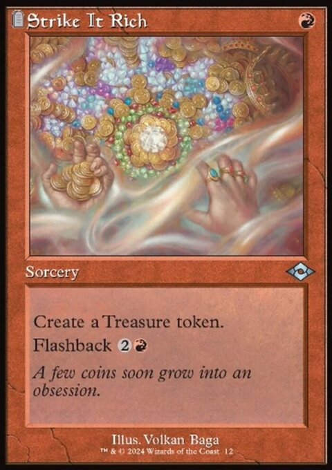 Strike It Rich, Modern Horizons 2 Timeshifts #12, Magic: The Gathering card