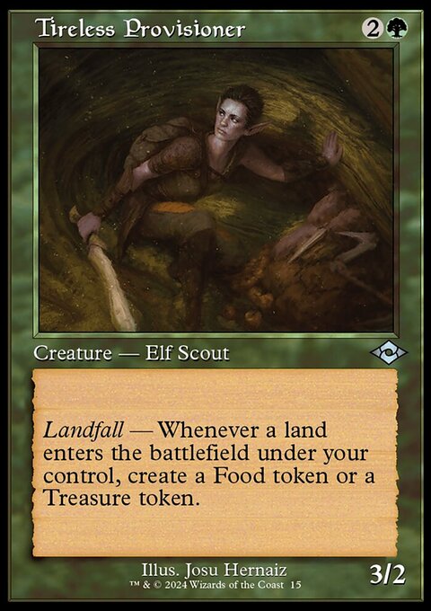 Tireless Provisioner, Modern Horizons 2 Timeshifts #15, Magic: The Gathering card