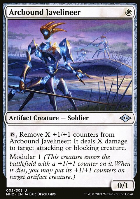 Arcbound Javelineer, Modern Horizons 2 #2, Magic: The Gathering card