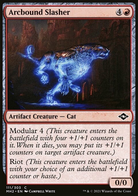 Arcbound Slasher, Modern Horizons 2 #111, Magic: The Gathering card