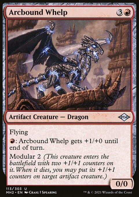 Arcbound Whelp, Modern Horizons 2 #113, Magic: The Gathering card