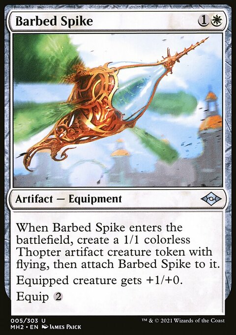 Barbed Spike, Modern Horizons 2 #5, Magic: The Gathering card