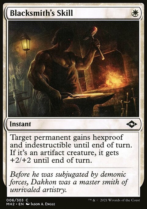 Blacksmith's Skill, Modern Horizons 2 #6, Magic: The Gathering card