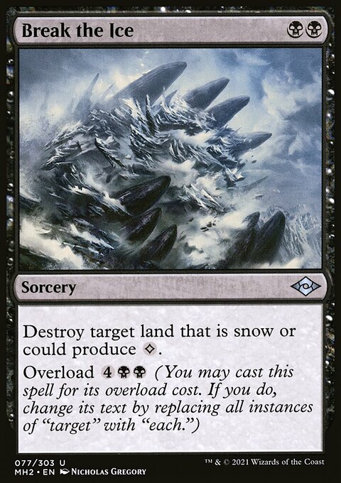 Break the Ice, Modern Horizons 2 #77, Magic: The Gathering card