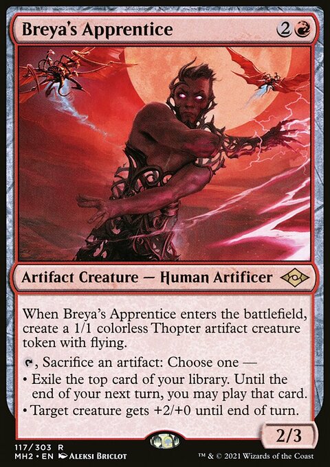 Breya's Apprentice, Modern Horizons 2 #117, Magic: The Gathering card