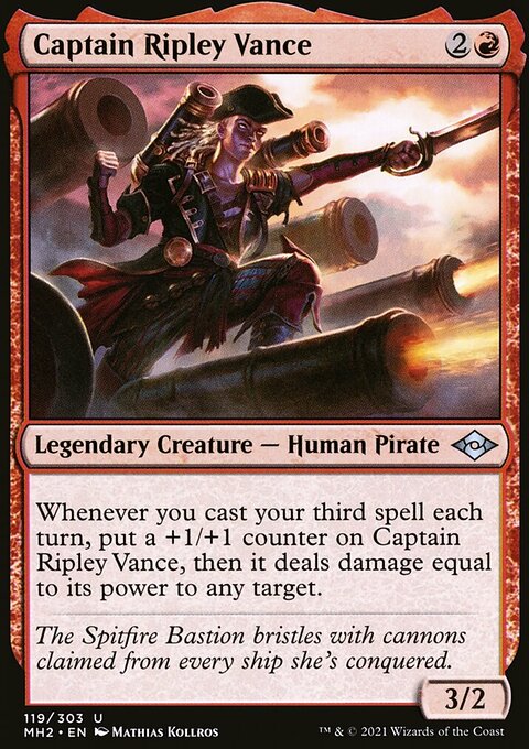 Captain Ripley Vance, Modern Horizons 2 #119, Magic: The Gathering card