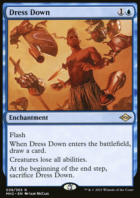Dress Down, Modern Horizons 2 #39, Magic: The Gathering card