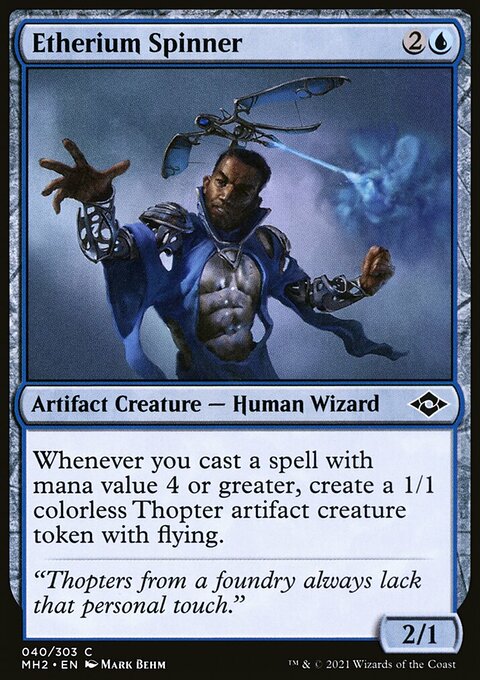 Etherium Spinner, Modern Horizons 2 #40, Magic: The Gathering card