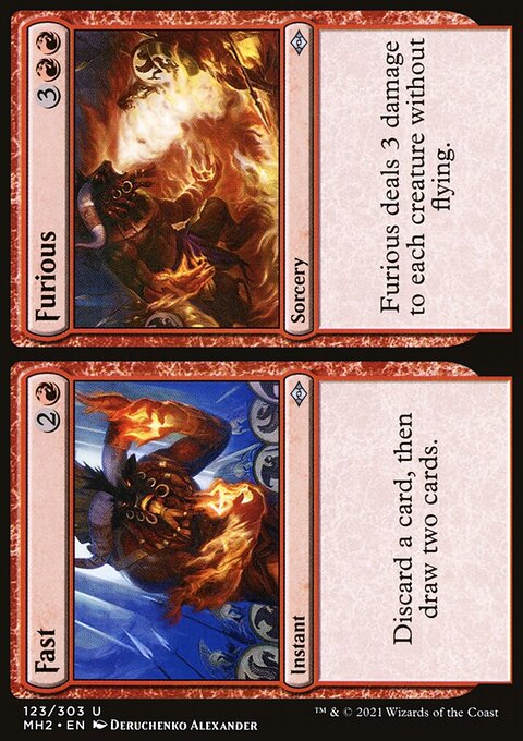 Fast // Furious, Modern Horizons 2 #123, Magic: The Gathering card