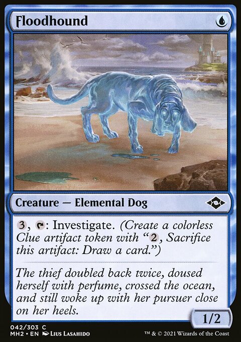 Floodhound, Modern Horizons 2 #42, Magic: The Gathering card