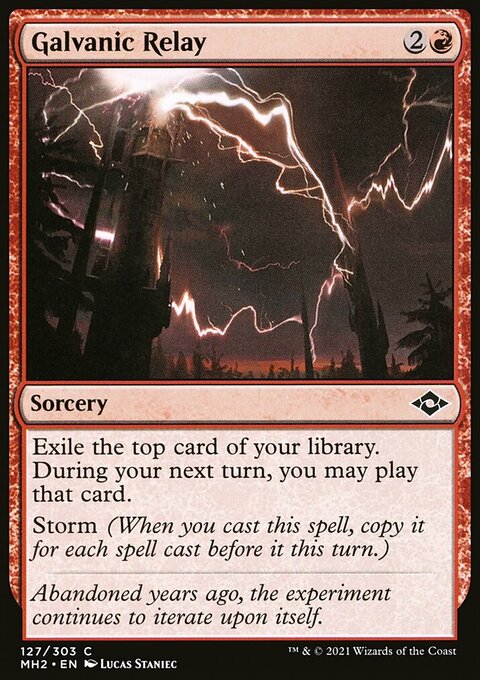 Galvanic Relay, Modern Horizons 2 #127, Magic: The Gathering card