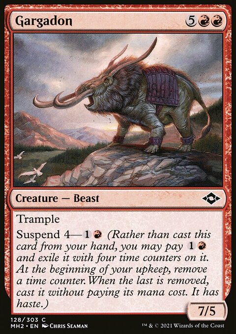 Gargadon, Modern Horizons 2 #128, Magic: The Gathering card