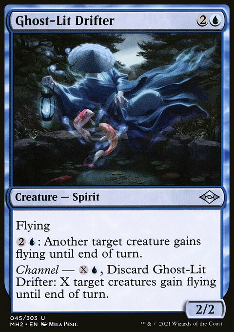 Ghost-Lit Drifter, Modern Horizons 2 #45, Magic: The Gathering card