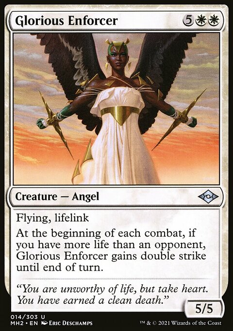 Glorious Enforcer, Modern Horizons 2 #14, Magic: The Gathering card