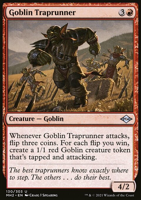 Goblin Traprunner, Modern Horizons 2 #130, Magic: The Gathering card