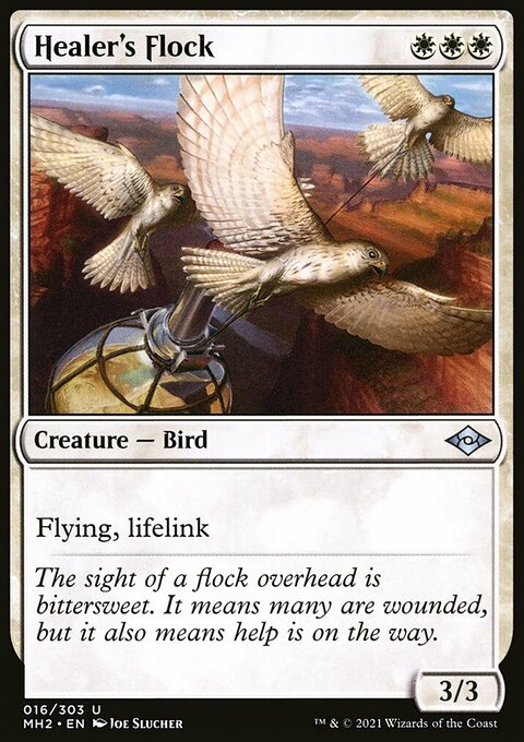 Healer's Flock, Modern Horizons 2 #16, Magic: The Gathering card